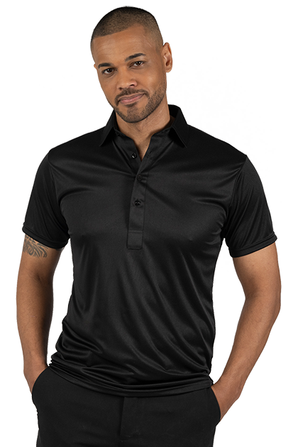 Blue Generation® Men's Bonded Collar Dress Polo