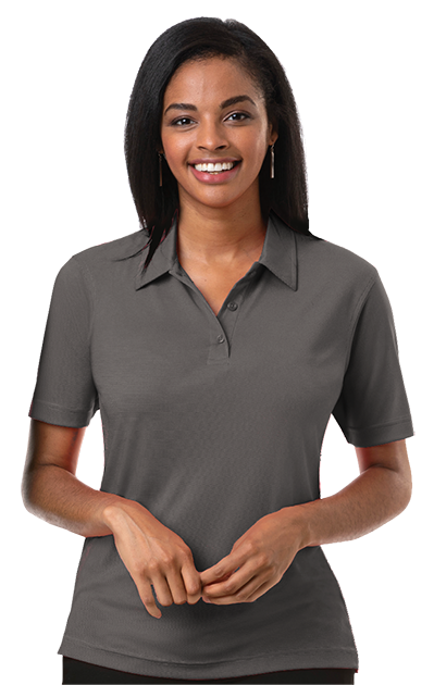 Blue Generation® Ladies' Short Sleeve Nailhead Polo