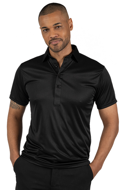 Blue Generation® Men's Bonded Collar Dress Polo