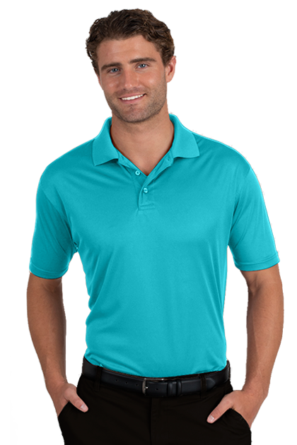 Blue Generation® Men's Titan Value Wicking Short Sleeve Polo