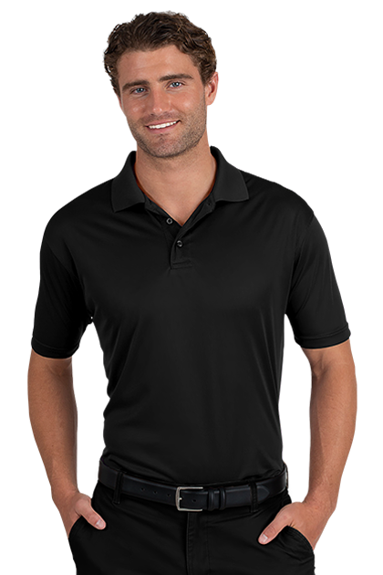 Blue Generation® Men's Titan Value Wicking Short Sleeve Polo