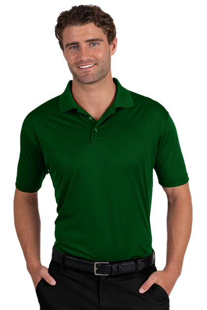 Blue Generation® Men's Titan Value Wicking Short Sleeve Polo