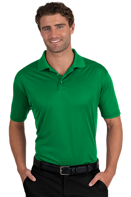Blue Generation® Men's Titan Value Wicking Short Sleeve Polo