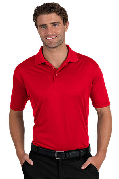 Blue Generation® Men's Titan Value Wicking Short Sleeve Polo