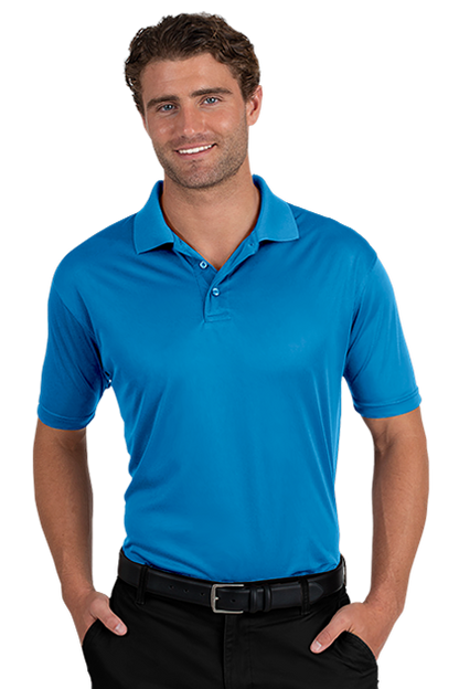 Blue Generation® Men's Titan Value Wicking Short Sleeve Polo