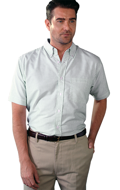 Blue Generation® Men's Short Sleeve Oxford Shirt