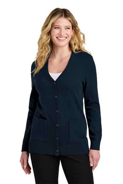Port Authority® Women’s Easy Care Button-Up Cardigan Sweater