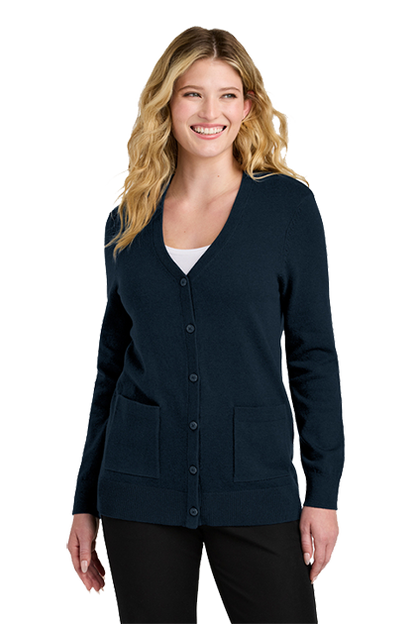 Port Authority® Women’s Easy Care Button-Up Cardigan Sweater