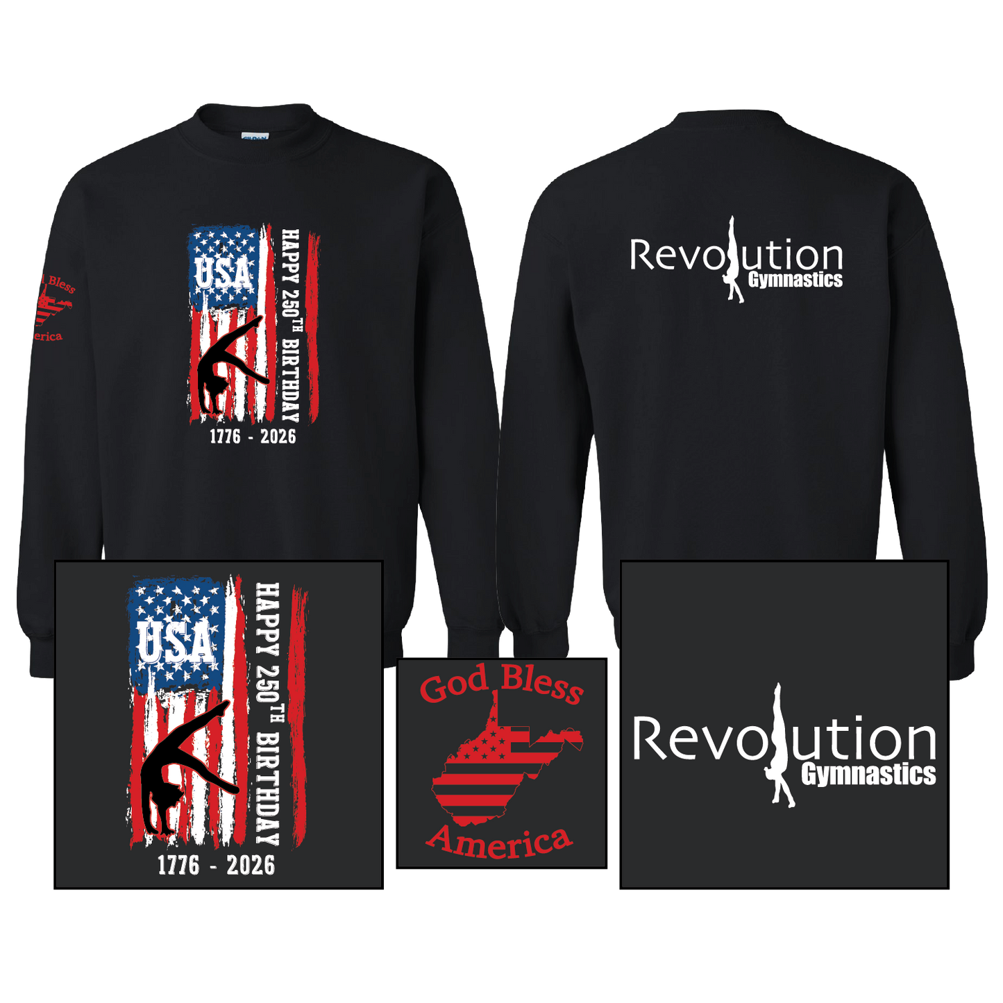Black Crewneck Sweatshirt